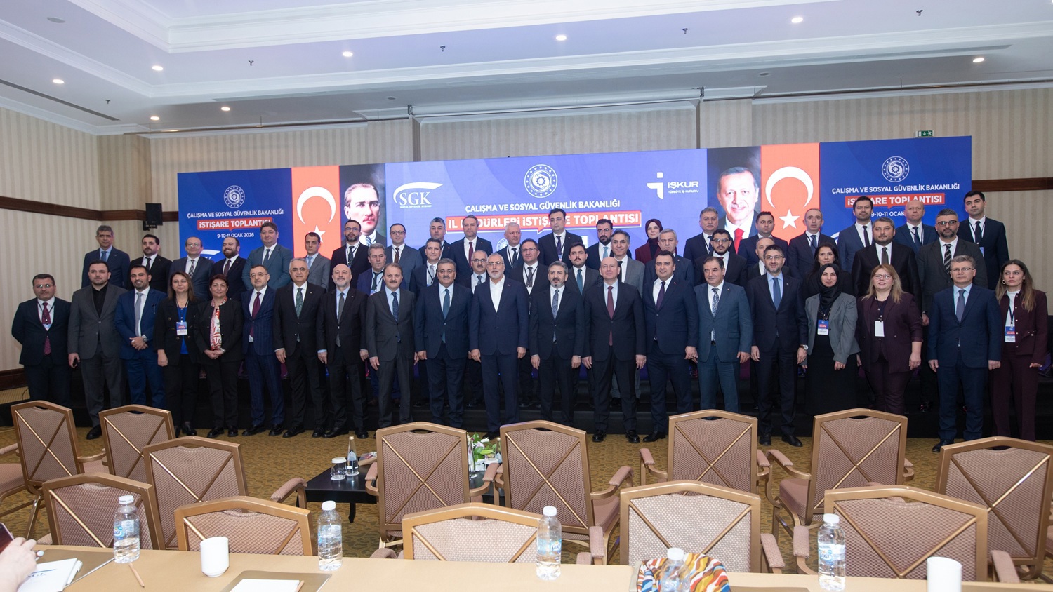 Çalışma ve Sosyal Güvenlik Bakanlığı Birim Amirleri ve İl Müdürleri İstişare Toplantısı Antalya'da Gerçekleştirildi